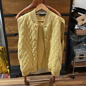 Loro Piana Quilted Yellow Vest